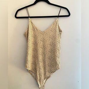 Cheetah print tank top bodysuit